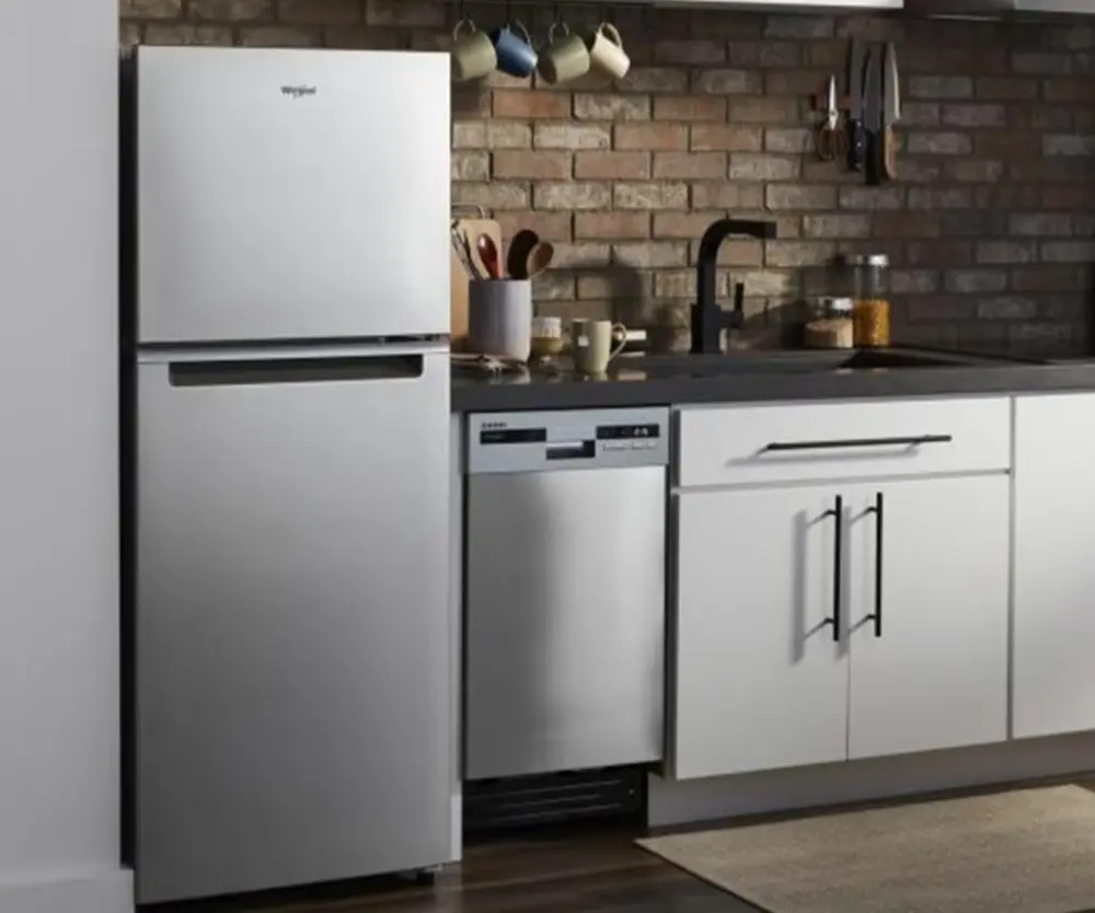 Refrigerator in a modern Spokane kitchen