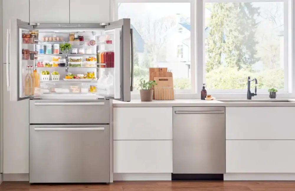 White refrigerator